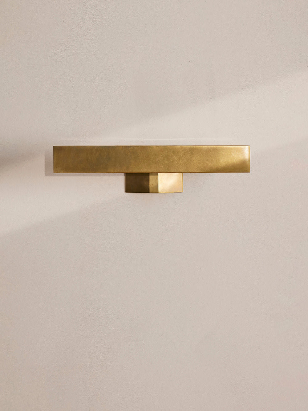 Enrica 12-inch solid brass picture light shown from the front
