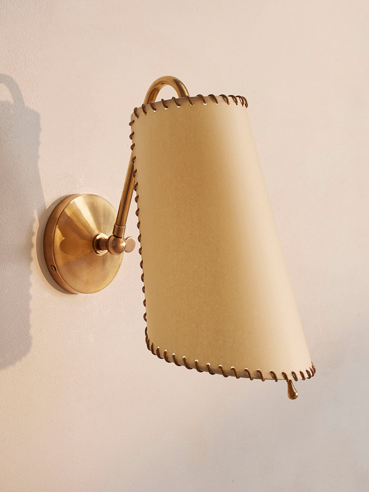 Zachary wall light from a second angle