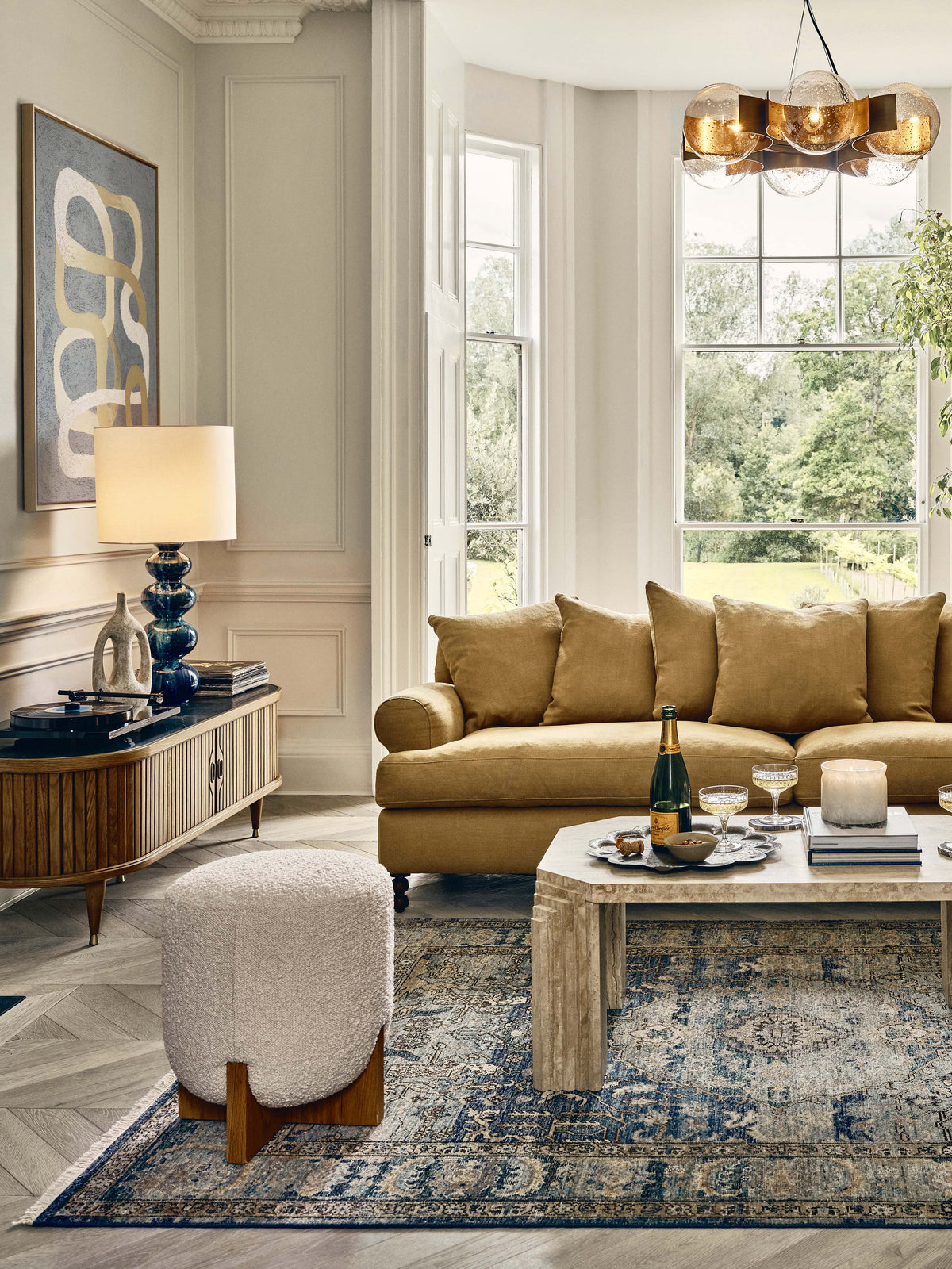 Allis chandelier in an interior setting