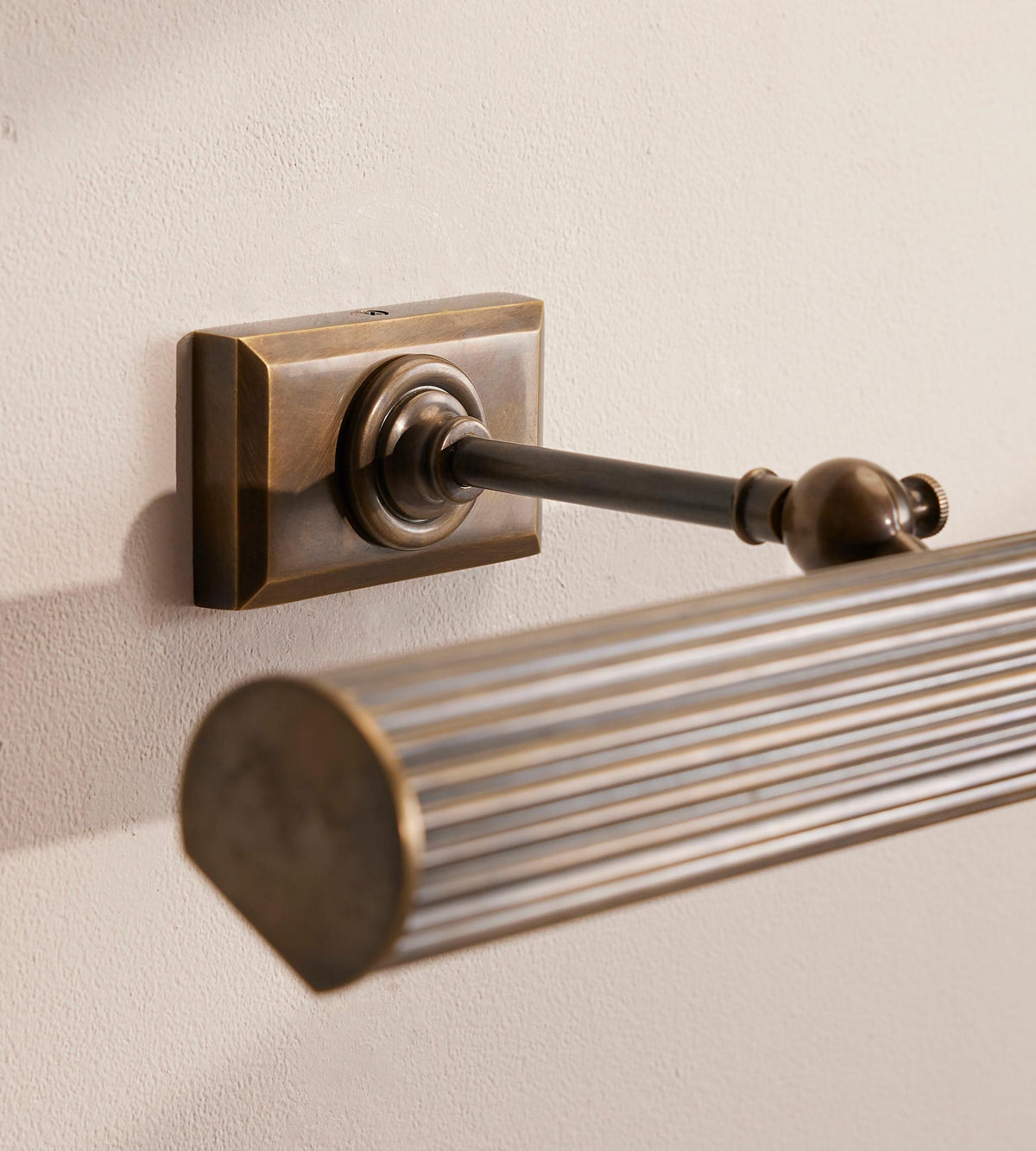 Ashby picture light wall plate and arm detail