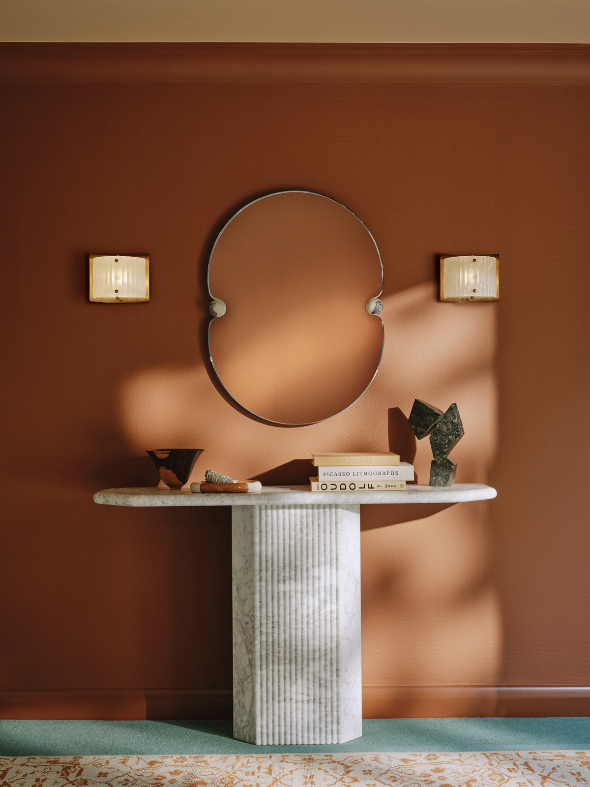 Bronte wall sconce in an interior setting