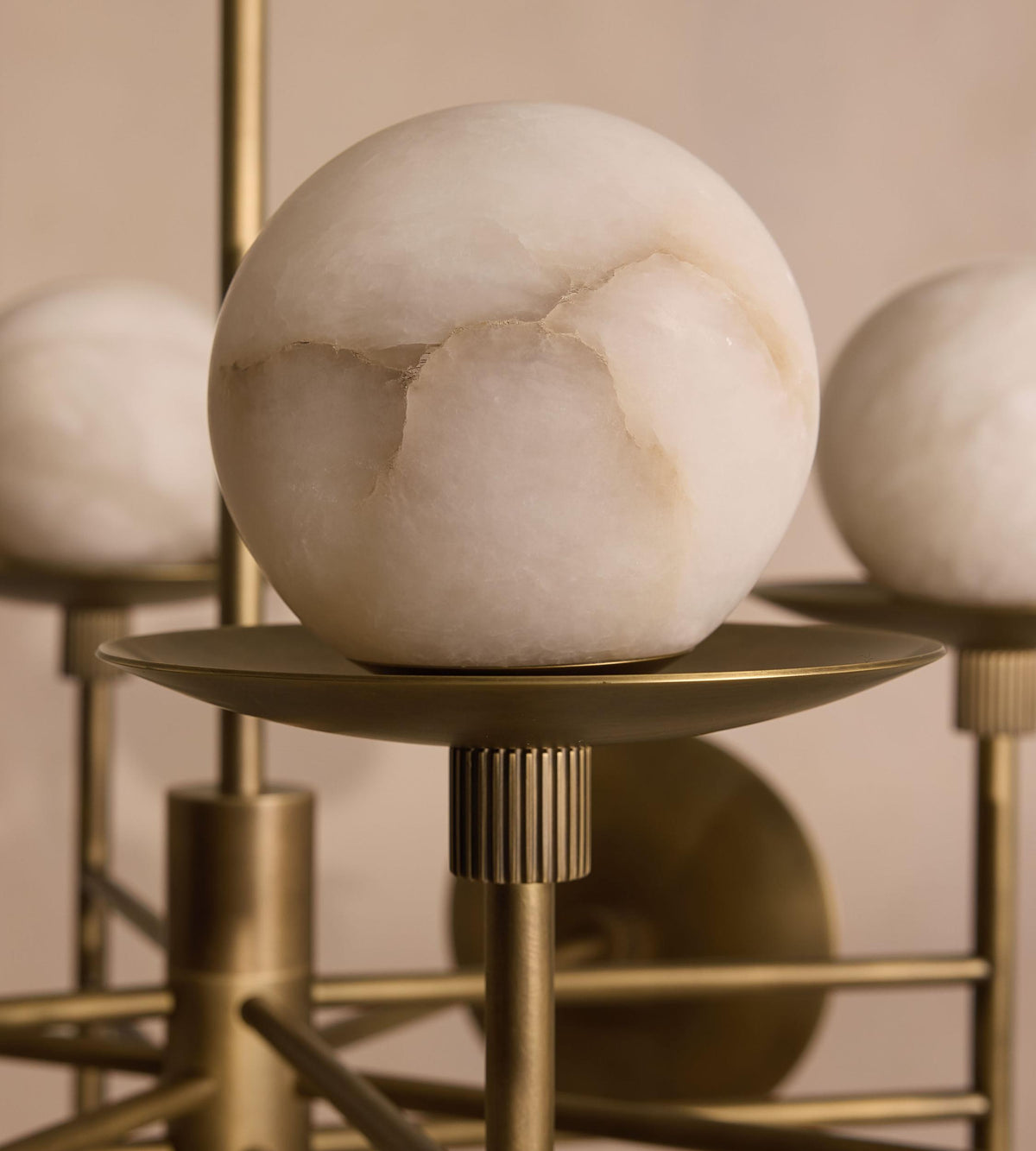 Cara chandelier finish detail