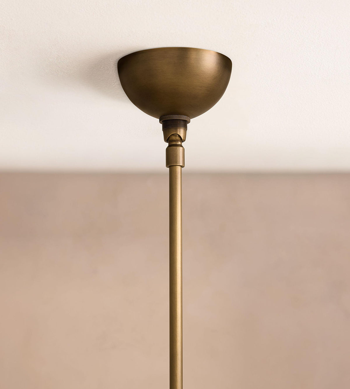 Cara chandelier alabaster shade detail