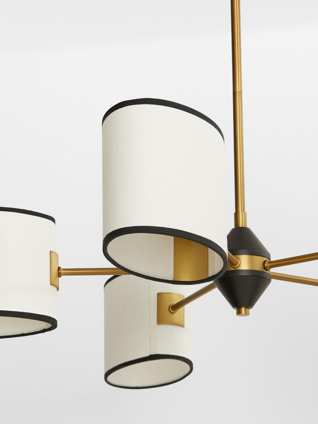 Dawbarn chandelier arm and shade detail