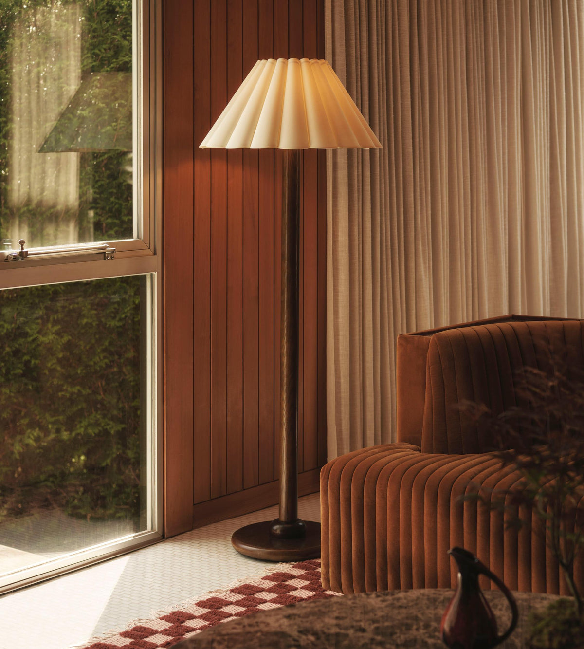 Ferguson floor lamp in a furnished room
