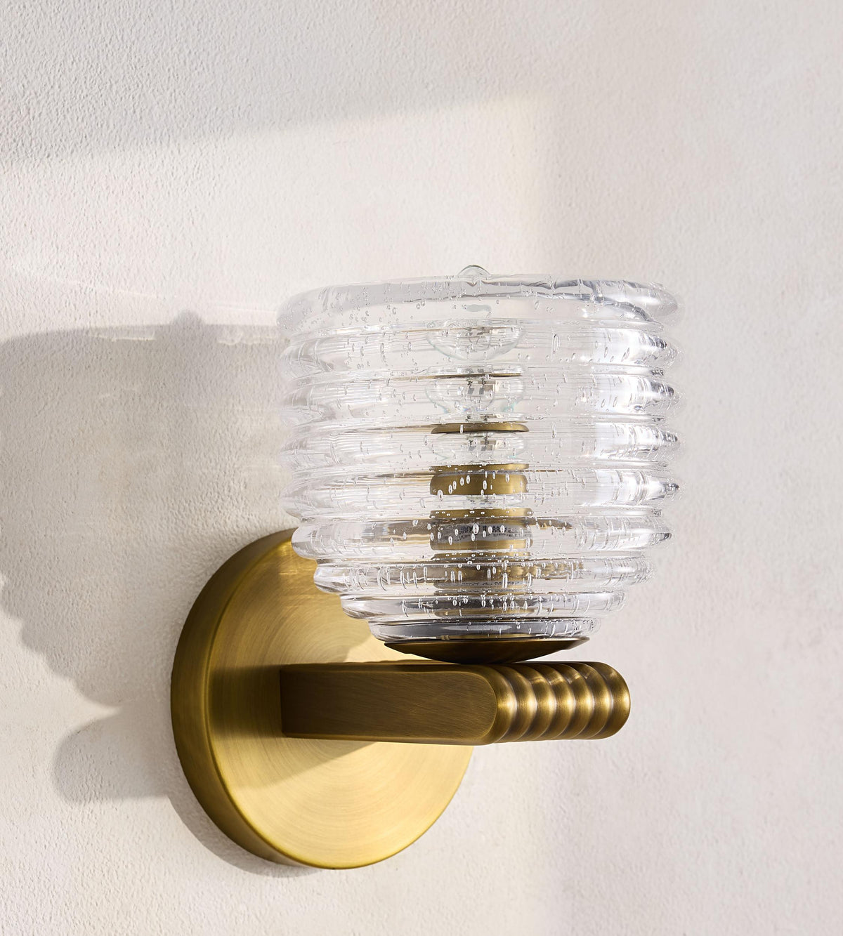 Brass hardware detail