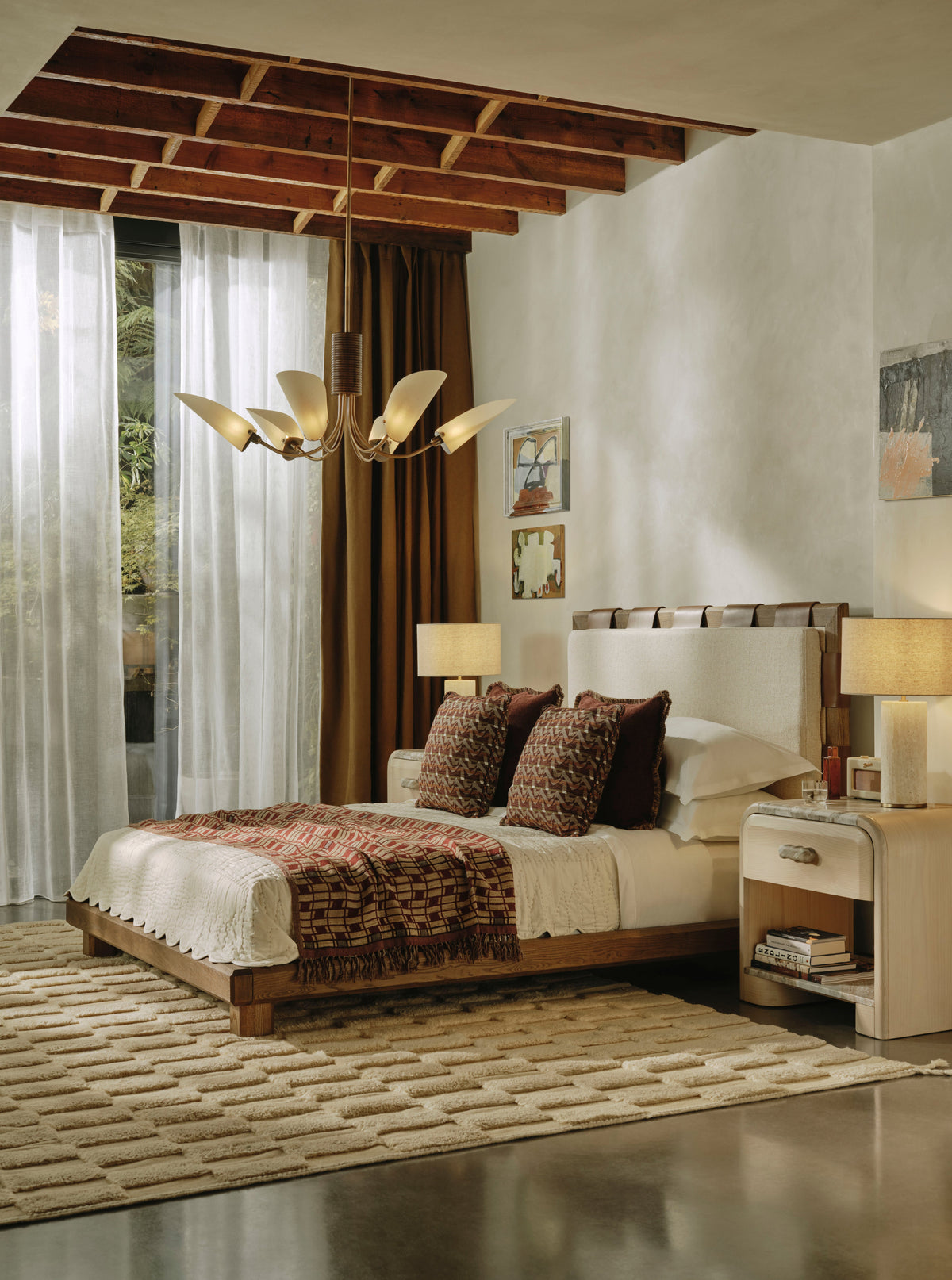 Truman chandelier in a styled room