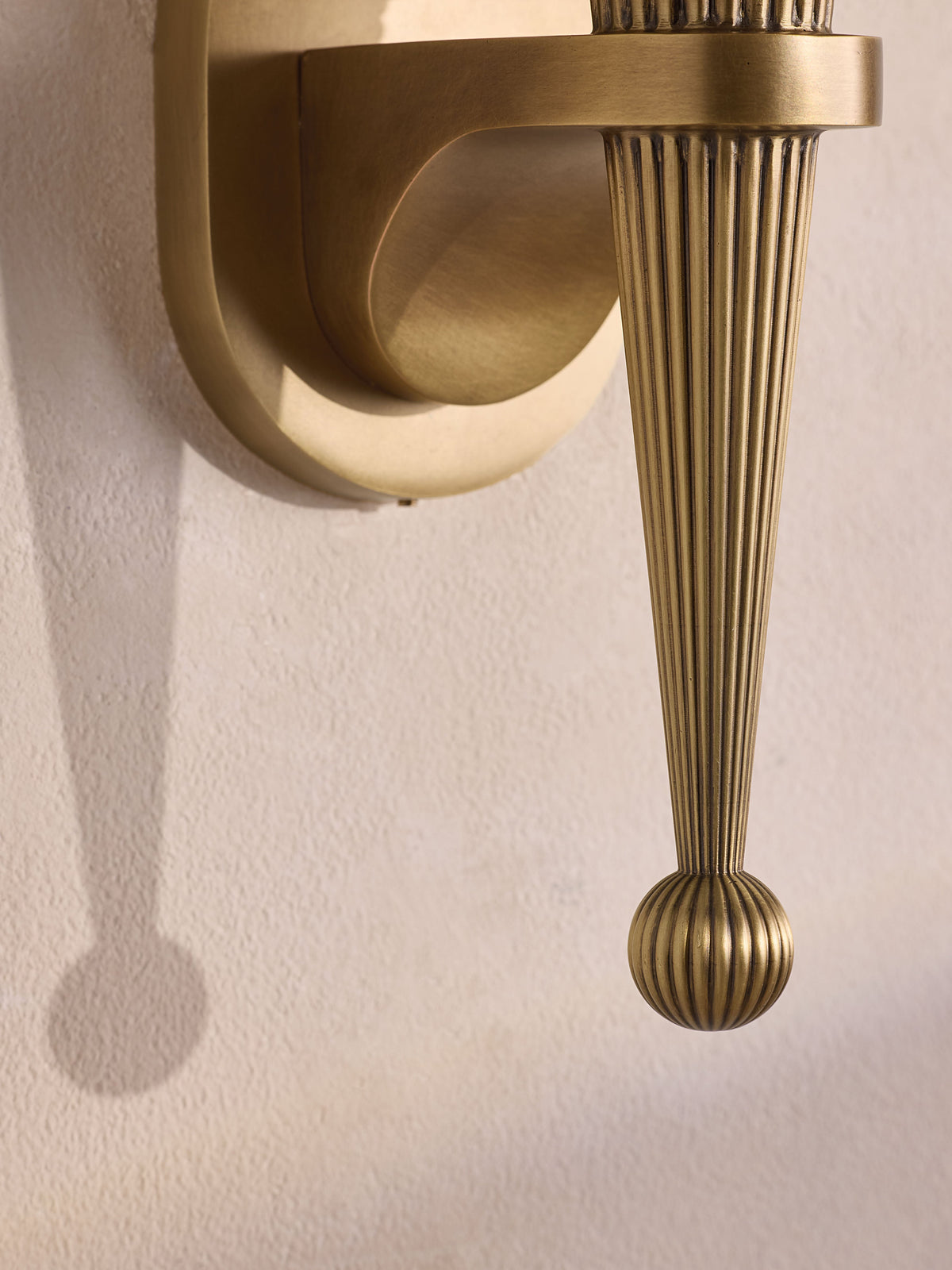 Valencia wall sconce close-up detail